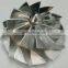 GTB4594 80.00/106.50m 11+0 Blades Turbo Billet/milling/aluminum 2618 Compressor Wheel for 14201-00Z1D