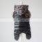 Fashion Dog Pet cat Winter Warm leopard print cotton Clothes hoodie winter dog apparels