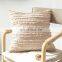 Monad Boho Macrame Ethnic Knit Tassel Solid Cotton Embroidered Cushion Cover For Sofa