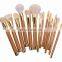 Professional Bamboo High Quality Makeup Brush Label