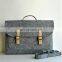 40colors for you choose felt and leather sleeve bag