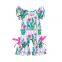 Floral animal pattern printing Romper Baby Knitted Romper One Piece Jumpsuit