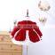 Autumn Winter Spanish Lolita Princess Velvet ball gown Dress Baby Girl Lace Stitching Birthday Party Christmas Easter