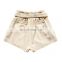 TWOTWINSTYLE Shorts For Women High Waits With Sashes Wide Leg Minimalist Casual Fashion