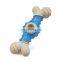 Pet products 2020 cheap price straw material dog bone toy  interactive toy for dog chewing