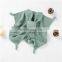 100% Organic Cotton Muslin Bow Knot Rabbit Comforter Blanket Toy