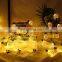Led metal iron pineapple mesh christmas String Lights garden bedroom decoration indoor party wedding waterproof fairy light