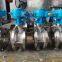 Three eccentric metal hard seal stainless steel butterfly valveD343W-25RL