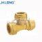 T1107 of Brass fitting tee female T Brass nipple 3 way brass fast fitting elbow