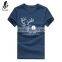 Deer printed fabric 95 cotton /5 elastane t-shirt