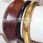 New Designer Wooden Bangle with Brass Framing For Women 10864