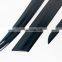Chrome Door Visor Side Window Deflector Shade Sun Rain Shield Silver Strips Guard for Kia Sorento 2020