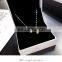 Titanium steel zircon 1314 letter necklace female fadeless INS frigidity minimal tide web celebrity collarbone chain
