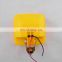 Cat excavator Square lights with yellow plastic cover