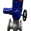 Electric actuator floating ball valve