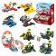 Twisted egg building block toy