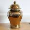 jiangxi jingdezhen yilu factory direct gold and silver unpainted ceramic jar