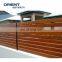 new arrival hot sales latest modern decorative wood color aluminum private fence panels