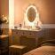 Muti-Functional Wooden Writing Desk LED light vanity dressing table