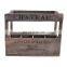 Vintage Style Wine Crate Box - 12 Bottle Wine Holder