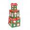 40X40cm Xmas Series Square Santa Claus Nested Empty Gift Box Packaging for Christmas