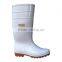 white color rain boots /cheap pvc rain boots for food