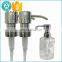 Wholesale custom bathroom sets dispenser pump, stainless steel 304 lotion pump