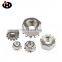 M10 Hexagon type K nuts with toothed washer, Nickel plated, TYPE K