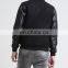 wholesaler wool mix varsity jacket leather sleeves