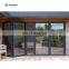 Hurricane Impact Patio Bifold Doors / Soundproof 2 Panel Aluminium Folding Doors For Exterior Entrance