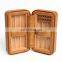 PU Leather Portable Cedar Wood Case Holder Travel Cigar Humidor for 4 Cigar