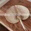 Hot Sale Custom Color Rustic Palm Leaf Hand Fan Wall Art Woven Bamboo Wall Hanging Decor Cheap Wholesale