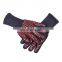 Customized Barbeque Silicone Extreme Heat Resistant Kitchen Cooking Grill Oven Mitts BBQ Gloves