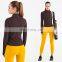 New Arrival Custom Two Piece Women Workout Sets Half Zipper Jacket High Waist Sports Legging