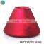 Christmas red glass candle jar shades / table top candelbra / jar for candles wholesale                        
                                                Quality Choice