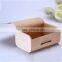 Hot sale birch bark wood box,handmade birch veneer for gift,soft wood gift box