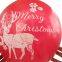Hotselling 2.8g Thick 12inch logo Printing Merry Christmas Happy Birthday Party Decoration Balloon in Bulk