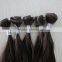 18 inch virgin indian remy weft hair skin weft pu weft