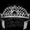 2015 new style luxury diamond big crown and tiara wholesale bridal hair accessories