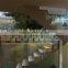 frameless glass stairs railing glass fence