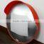 Orange, Black 60cm Road Security Acrylic Convex Mirror