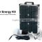 20W intergrated lithium ion battery solar panel system, portable solar power system,solar electricity generating system for home