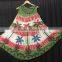 Indian printed chiffon summer long umbrella dresses