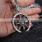 316I stainless steel steering wheel pendant best selling mens necklace wholesale