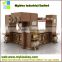 Wooden commercial restaurant bar counter design for sale.