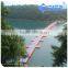 Plastic floating pontoon