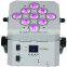 9pcs 15w rgbwa uv flat led par light 6in1wireless battery powered led par professional for wedding