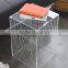 Clear Acrylic Rectangular Table with drawing