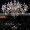 China Wholesalers Modern Pendant Light Cognac LED Crystal Chandelier Big Glass Chandeliers Hanging Lamp Lighting CZ3010/12+6