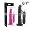 6.7 Inch 7 Mode Ripple Dildo with Vibe 7 Mode Vibration Strong Suction cup sex Toys for women